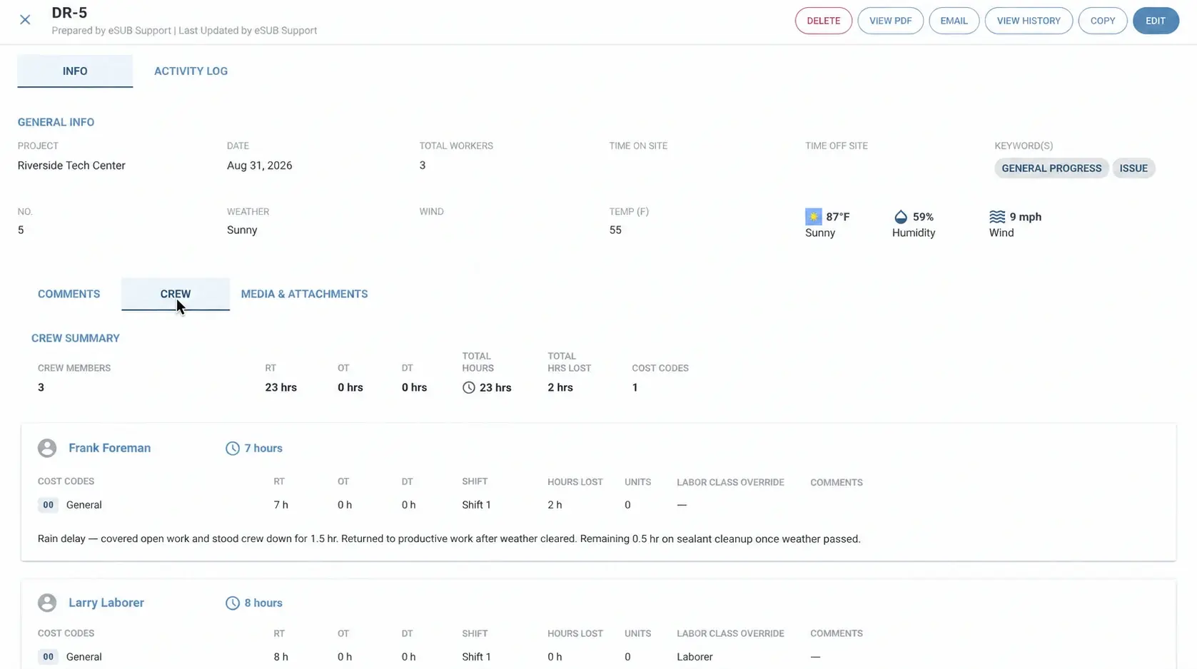 esub-daily-report-web