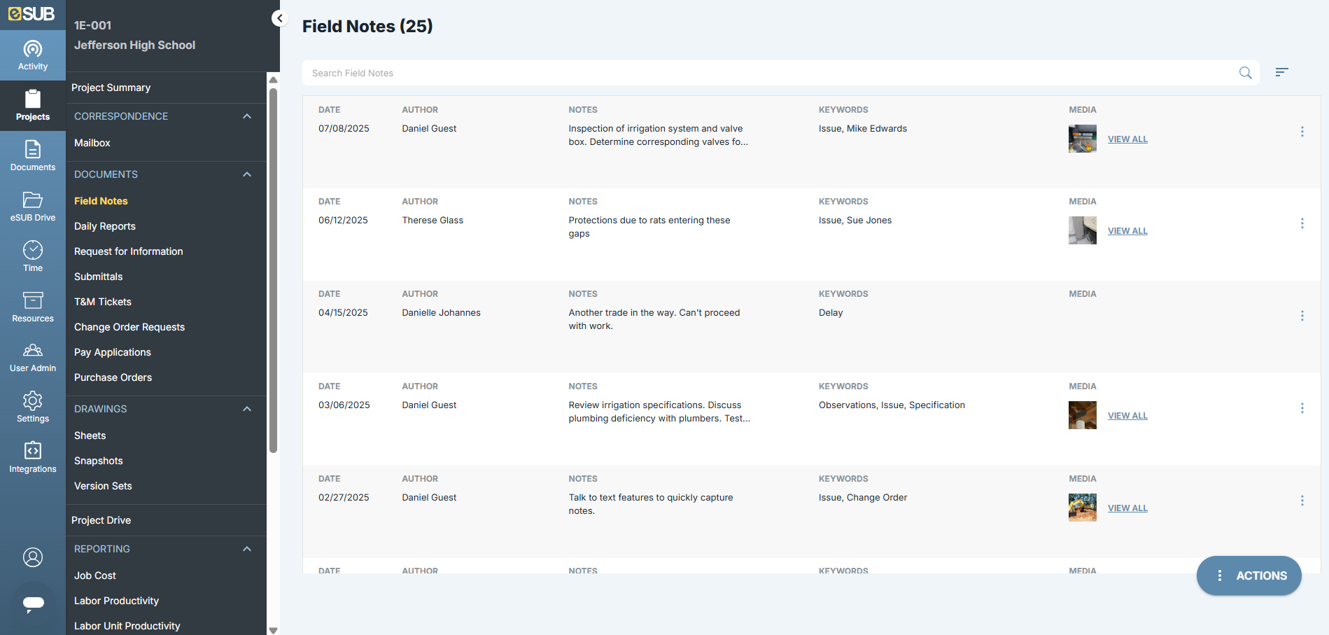 Field Note Fusion Web