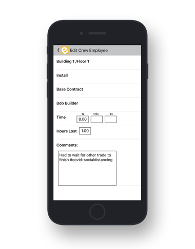 Construction COVID-19 Cost Codes for Time Tracking