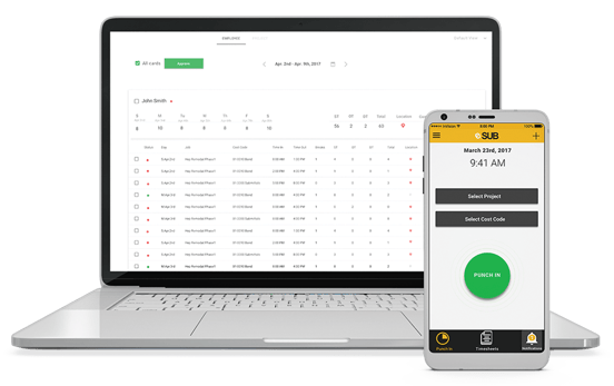 Time card apps