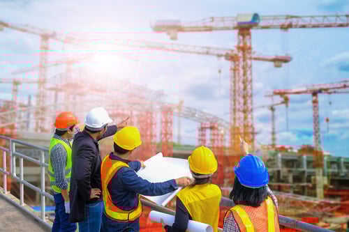 Organized construction site