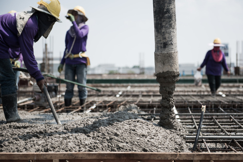 curing concrete