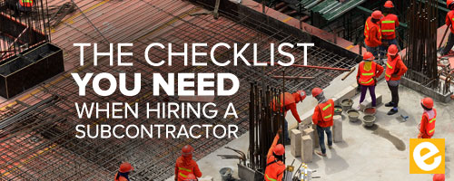 Hiring a Subcontractor