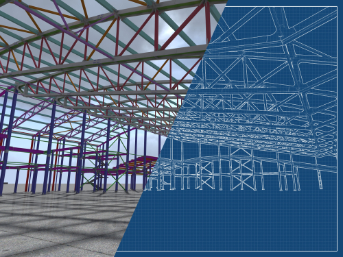 structural steel shop drawings
